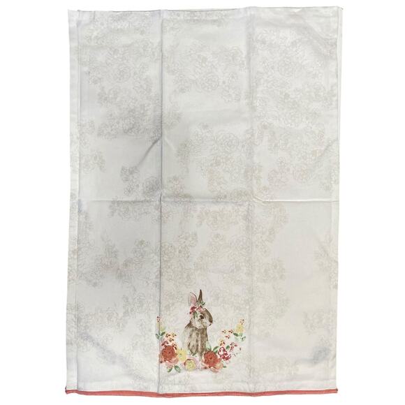 NWOT Rachel Ashwell Shabby Chic Spring Easter Bunny Kitchen Towels set of 2 - Picture 3 of 7